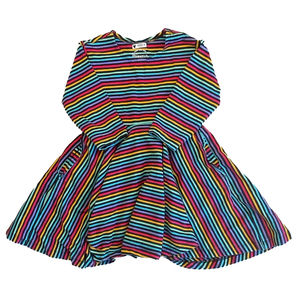 Mightly Girls Black Stripe Dress size: 4T